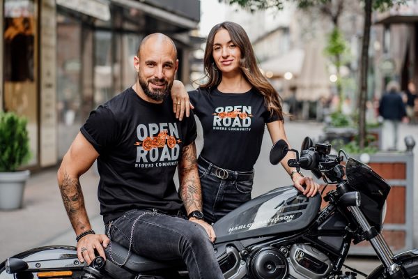 Open Road Riders Community motoros női póló