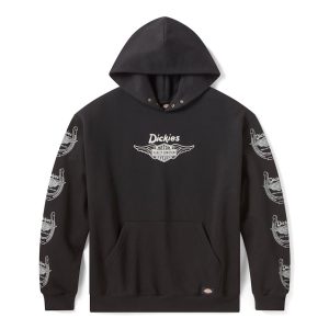 Dickies x H-D szárnyas patkó mintás oversize hoodie