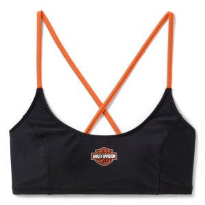 H-D. hátul megkötős bikini felső